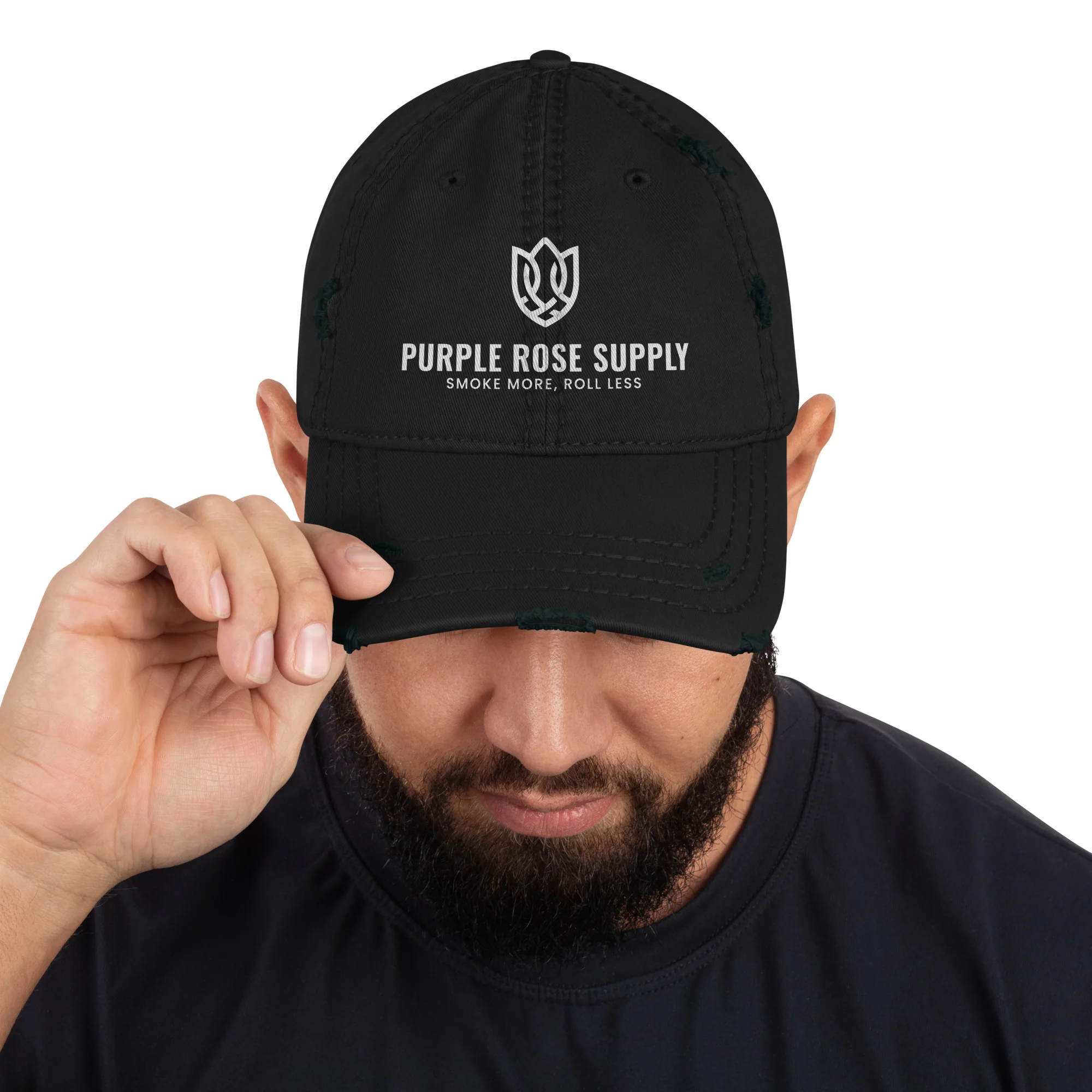 Purple Rose Supply Dad Hat - Image 2