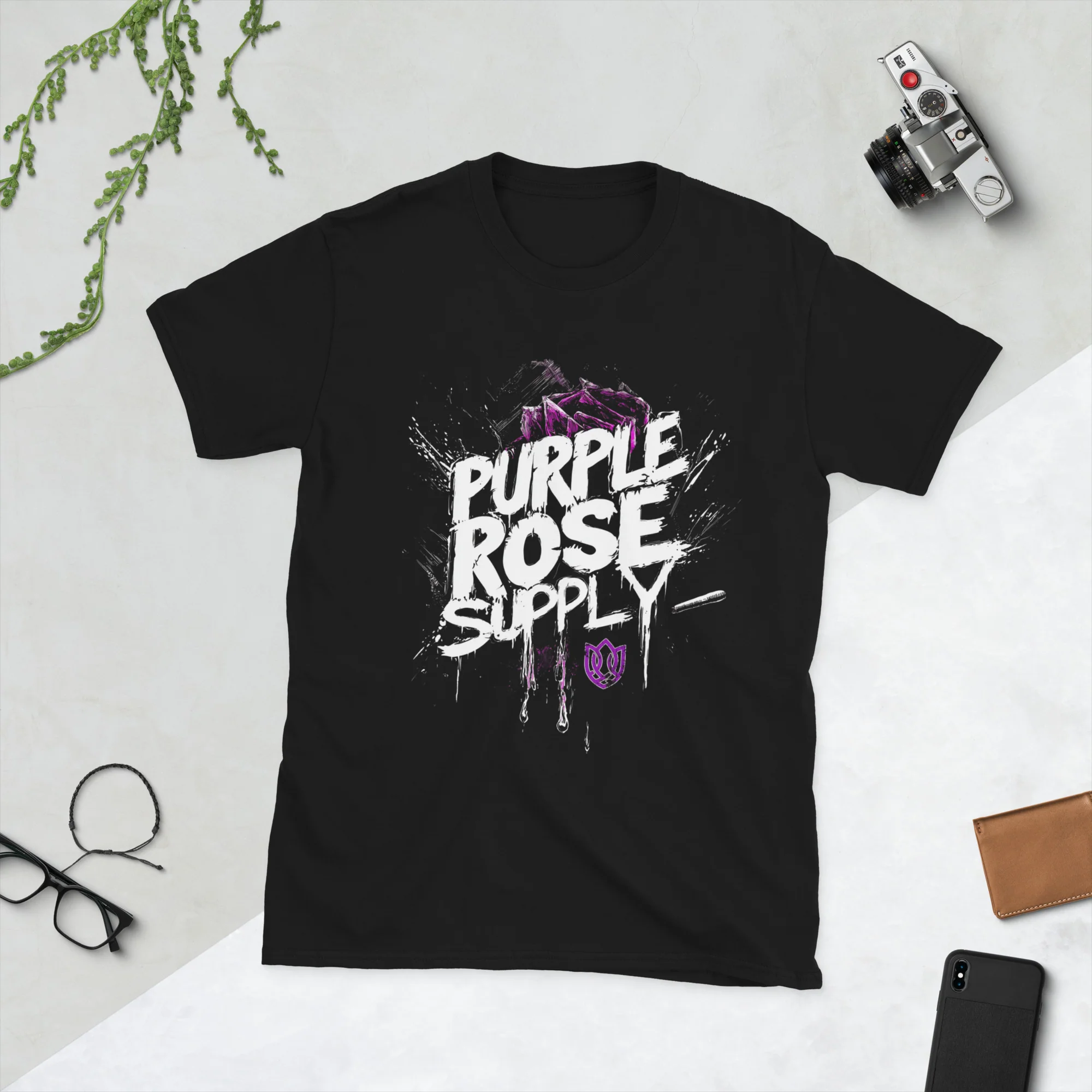 Short-Sleeve Purple Rose Supply Unisex T-Shirt - Image 6